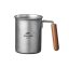 یوان استیل Naturehike مدل NH21SJ001 – حجم ۳۵۰ میلی‌لیتر برای سبک زندگی پرانرژی و فعال، دسترسی آسان به نوشیدنی‌های گرم یا سرد در طول روز اهمیت زیادی دارد. لیوان استیل نیچرهایک NH21SJ001 با طراحی ارگونومیک و متریال باکیفیت، ابزاری ایده‌آل برای نوشیدن راحت و استفاده تک‌دست در طبیعت، سفر، کمپینگ یا فعالیت‌های روزمره است. ویژگی‌های طراحی و کیفیت ساخت جنس بدنه: استیل ضدزنگ 304، کاملاً BPA-free و بی‌ضرر دسته: چوب گردوی مقاوم و ارگونومیک برای استفاده راحت طراحی مناسب برای قرارگیری در زیر اکثر قهوه‌سازها امکان استفاده تک‌دست و حمل آسان در مسیرهای طولانی مشخصات فنی حجم: ۳۵۰ میلی‌لیتر وزن: ۱۵۰ گرم ابعاد: ۹.۶ × ۷.۷ × ۱۲ سانتی‌متر کاربرد: مناسب استفاده روزمره و طبیعت‌گردی مزایا و کاربرد نوشیدن چای، قهوه یا سایر نوشیدنی‌ها با طعم اصلی و بدون تغییر مزه طراحی سبک و جمع‌وجور، مناسب برای سفر، کمپینگ یا استفاده در محیط کار ساختار مقاوم و ضدزنگ، طول عمر بالا و مقاومت در برابر ضربه و حرارت درباره برند Naturehike نیچرهایک، تأسیس‌شده در سال ۲۰۱۰، یکی از برندهای مطرح تجهیزات کمپینگ و طبیعت‌گردی است که تمرکز خود را بر تولید محصولاتی بادوام، باکیفیت و سازگار با محیط‌زیست گذاشته است. محصولات این برند، تجربه‌ای ایمن و راحت از زندگی در فضای باز را برای کاربران فراهم می‌کنند. لیوان استیل NH21SJ001 نیچرهایک انتخابی ایده‌آل برای افرادی است که می‌خواهند نوشیدنی خود را همیشه همراه داشته باشند و از تجربه‌ای راحت و ایمن در طبیعت و سفر لذت ببرند.